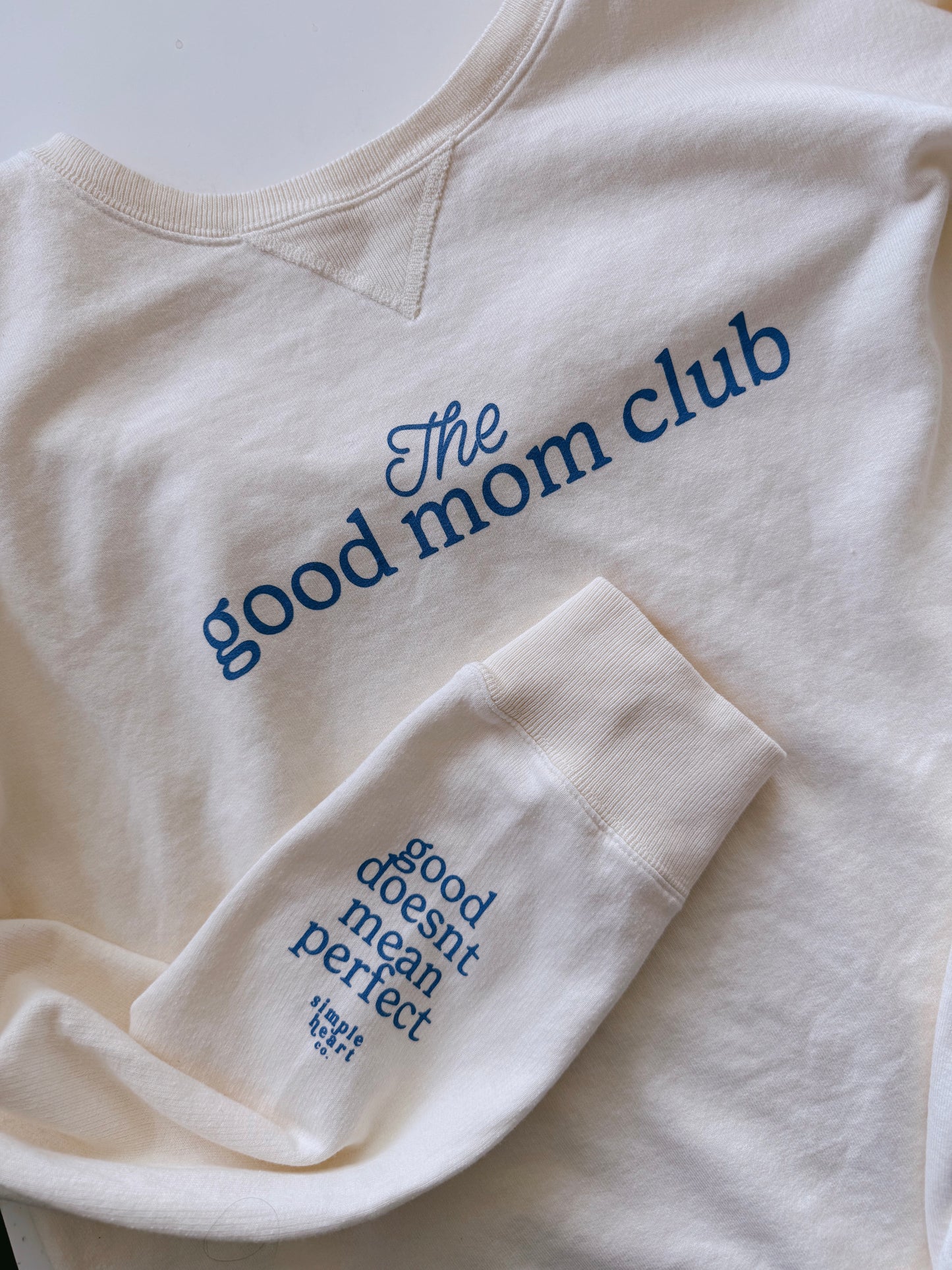 Good Mom Not Perfect Crewneck